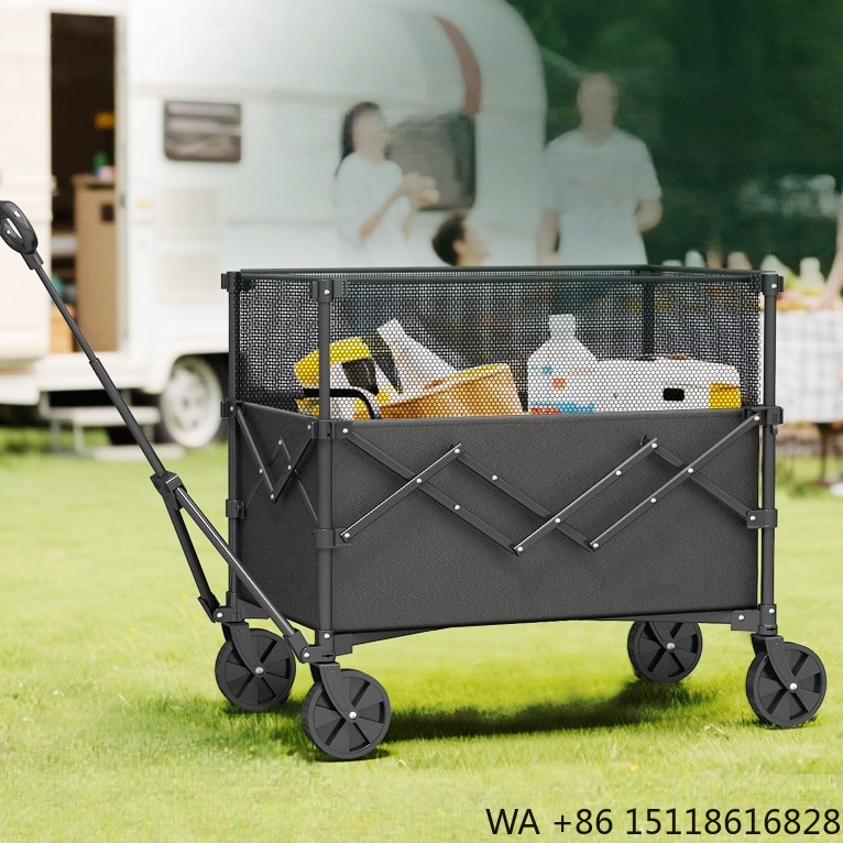 Camp Table Folding - Durable Rustproof Steel Frame Foldable Breathable