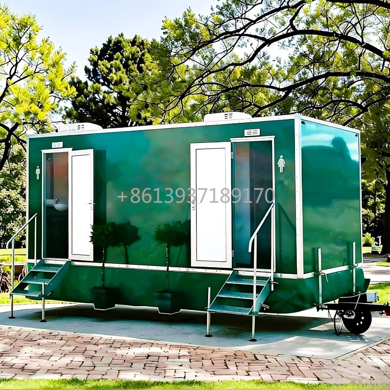 Mobile Toilet Trailer with Bas - Outdoor Camping Trailer 评论和价格