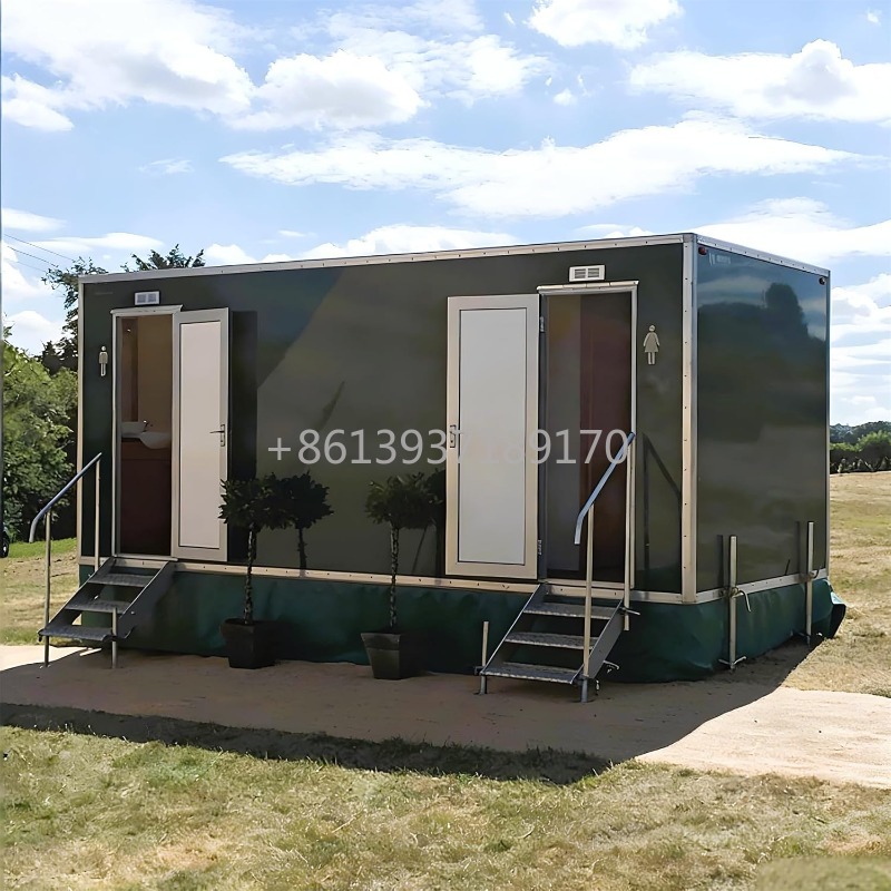 Mobile Toilet Trailer with Bas - Outdoor Camping Trailer 评论和价格