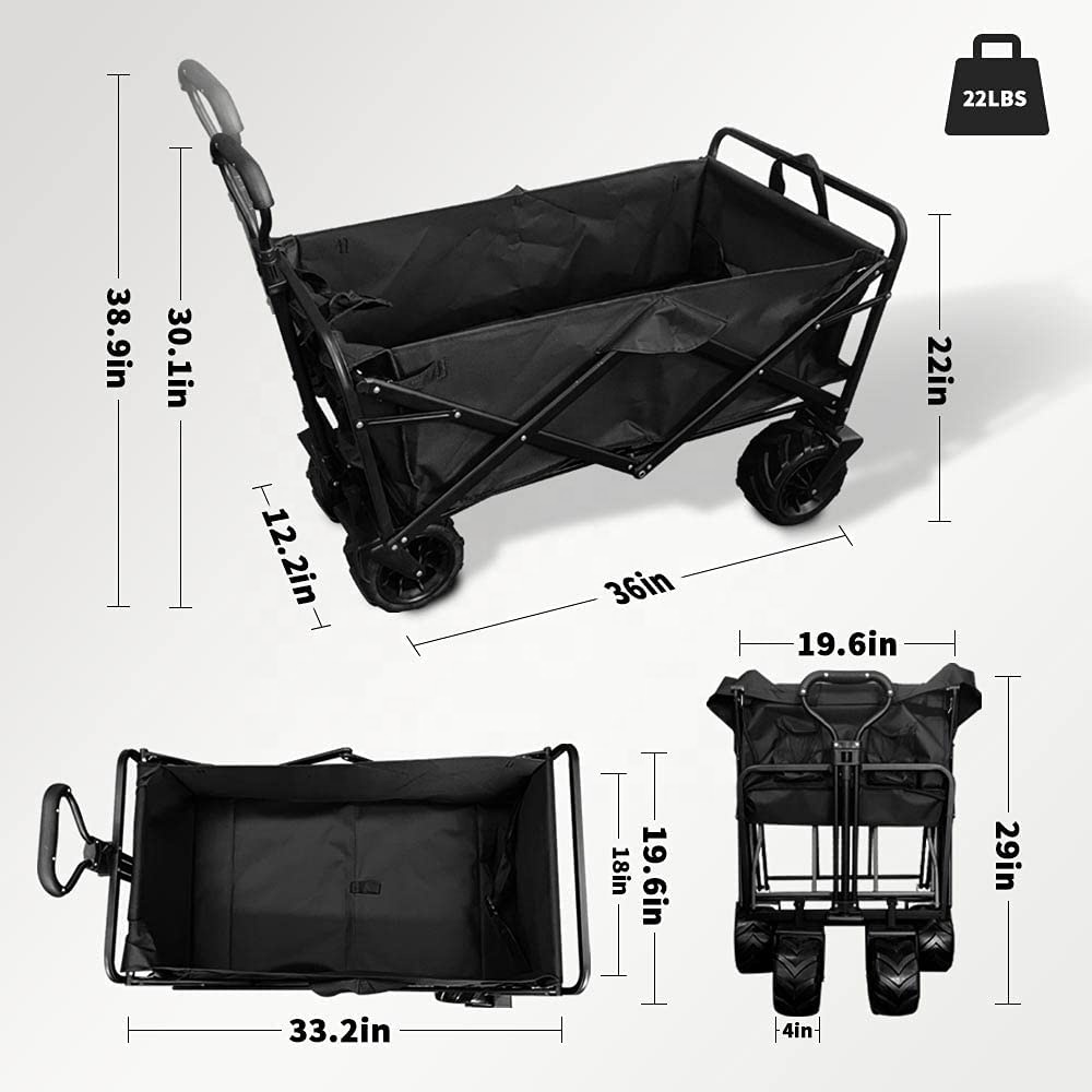 New Large Capacity Big Wheels  - Camp Table Folding 评论和价格