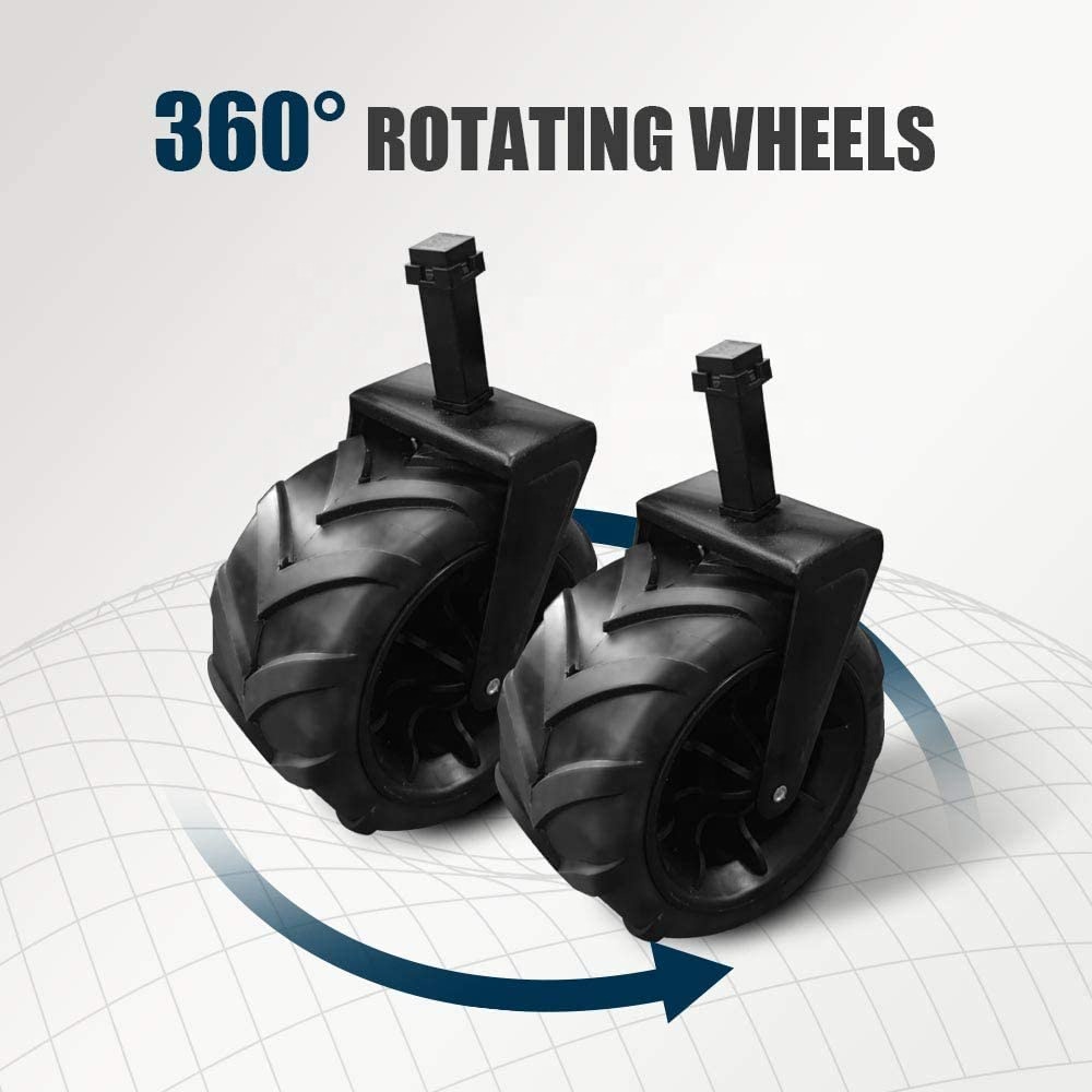 New Large Capacity Big Wheels  - Camp Table Folding 评论和价格