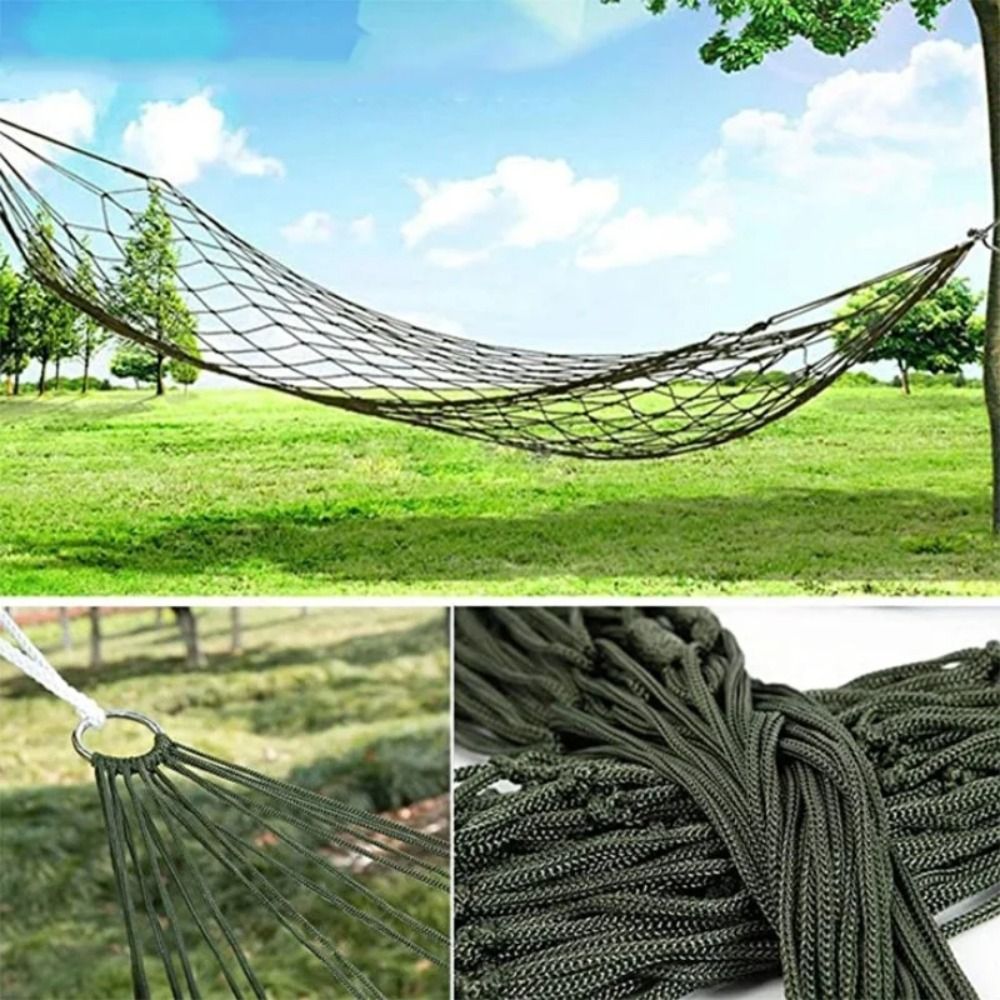 With Rope Nylon Mesh Hammock P - Camping Hammock 评论和价格