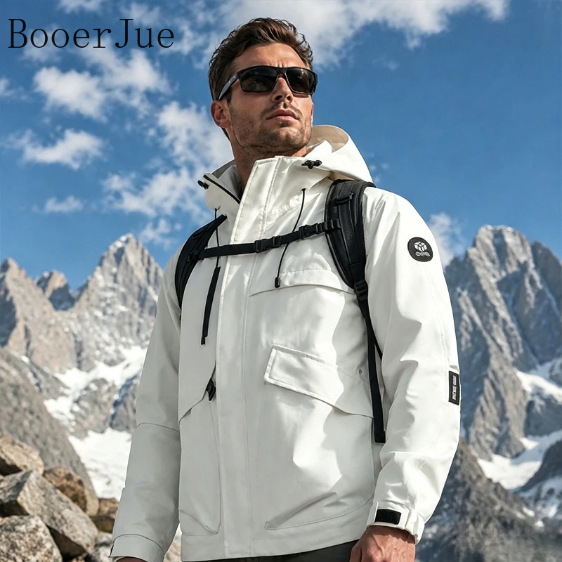 Men's Waterproof Hiking Jacket - Outdoor Camping Jacket 评论和价格