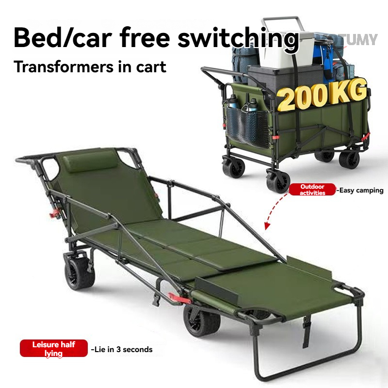 Foldable Camping Wagon with Ta - Outdoor Camping Trailer 评论和价格