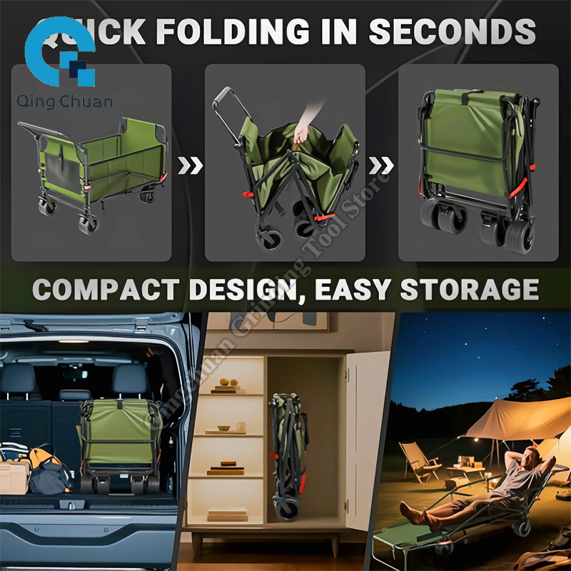 Camping Trolley Multi-Function - Outdoor Camping Trailer 评论和价格
