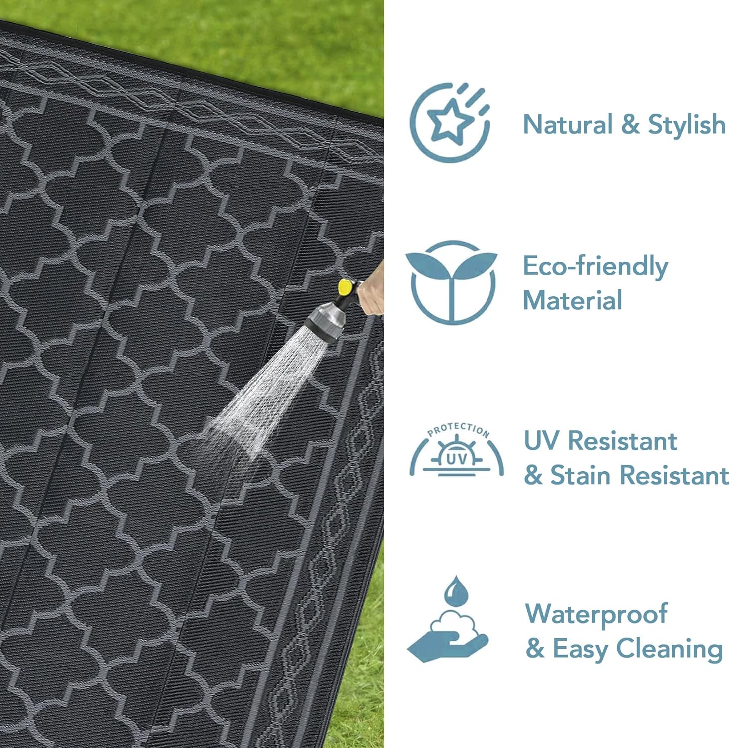 8x10 Outdoor Plastic Rug – Wat - Outdoor Camping Rugs 8X10 评论和价格