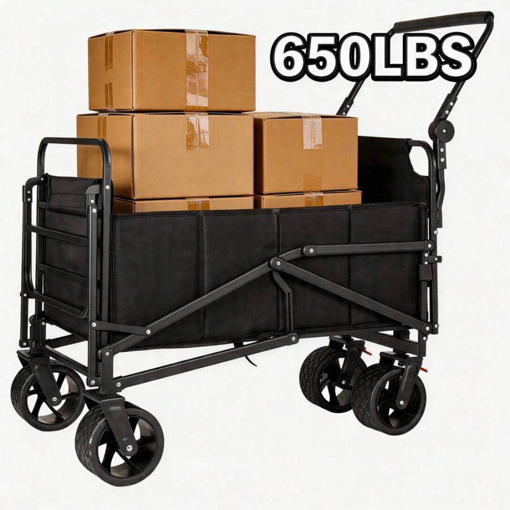 3-In-1 Seat Wagon Cart with Cu - Camp Table Folding 评论和价格