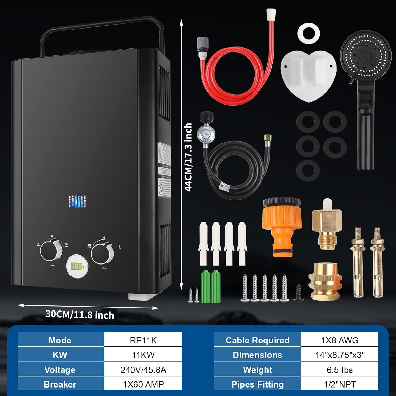 Tankless Water Heater Propane, - Outdoor Camping Trailer 评论和价格