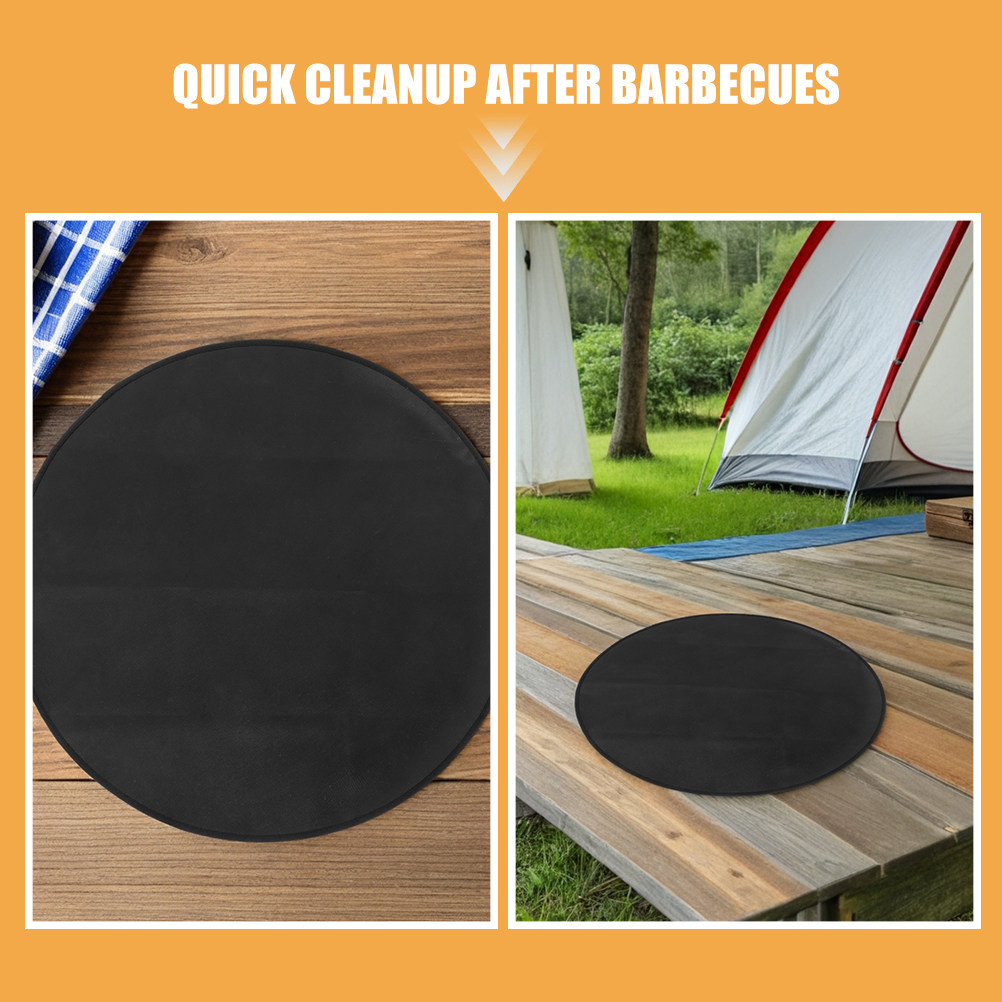 Round Fireproof Bbq Mat 24 Inc - Outdoor Camping Gas Stove 评论和价格