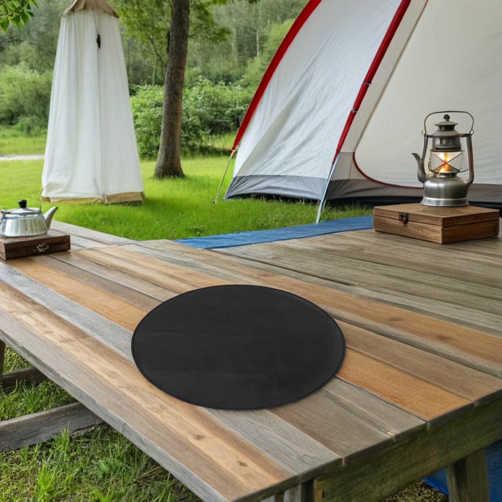 Round Fireproof Bbq Mat 24 Inc - Outdoor Camping Gas Stove 评论和价格
