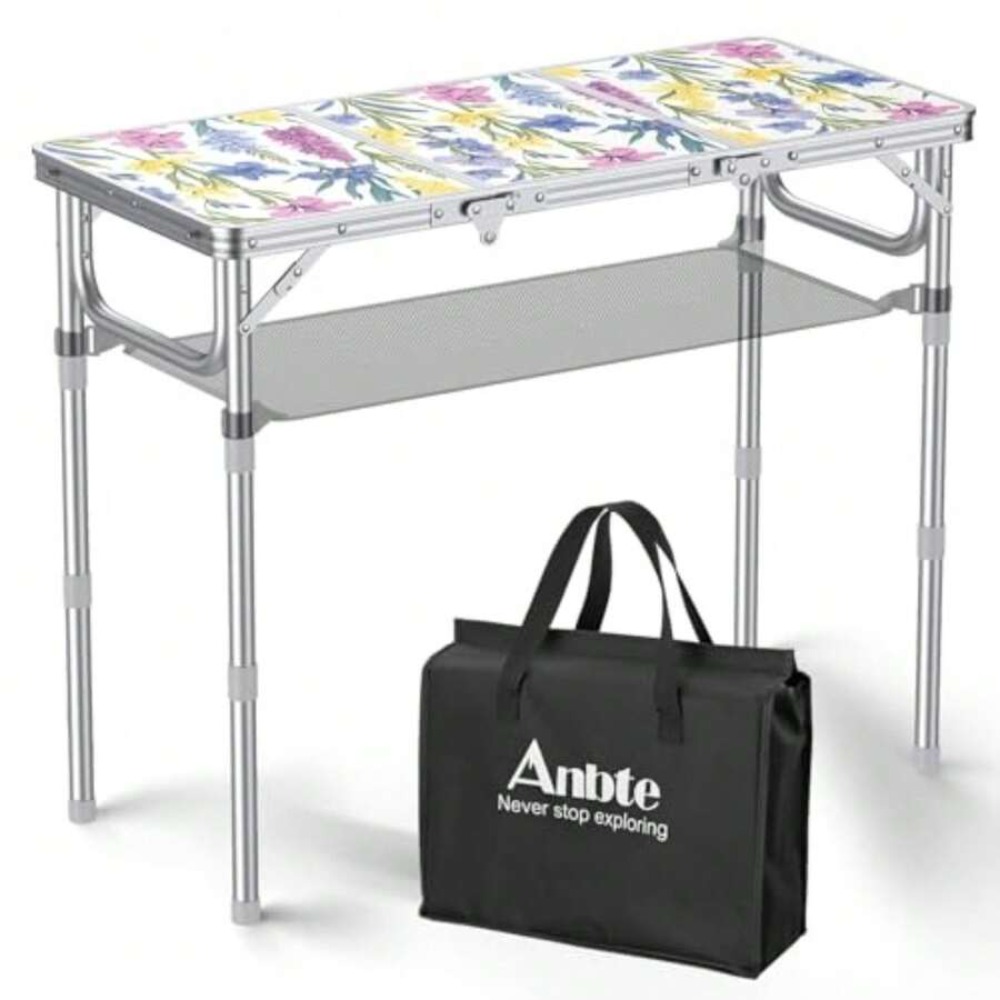 Folding Camping Table with Sto - Camp Table Folding 评论和价格