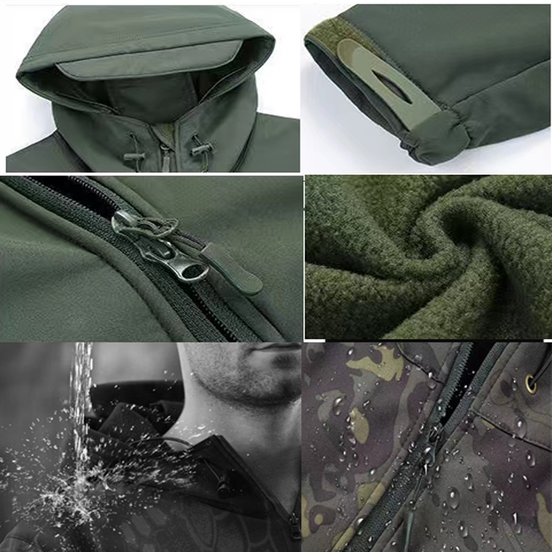 Tactical Military Men Winter F - Outdoor Camping Jacket 评论和价格