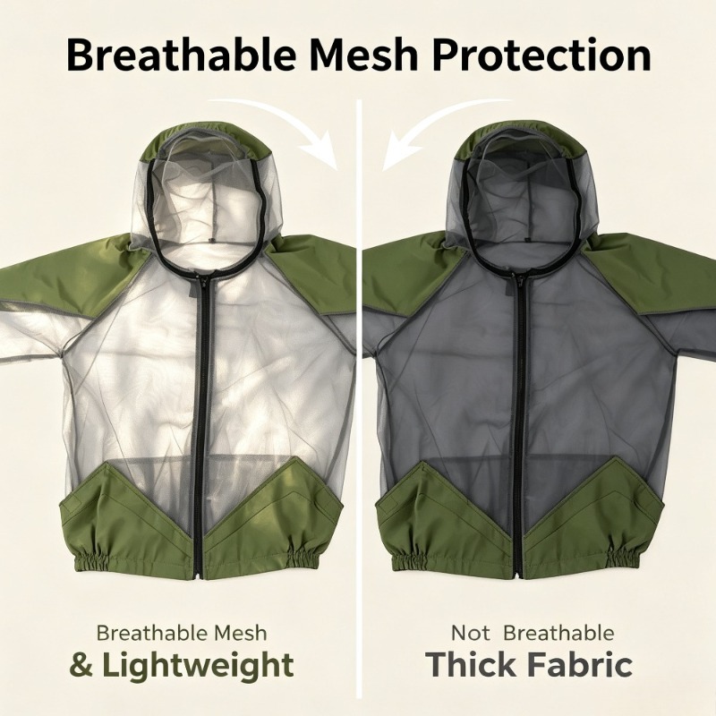 Outdoor Mosquito Repellent Sui - Outdoor Camping Jacket 评论和价格