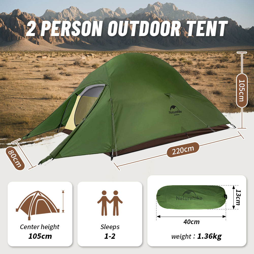 Naturehike Cloud Up 1 2 3 Pers - Ultralight Sleeping Bag 评论和价格