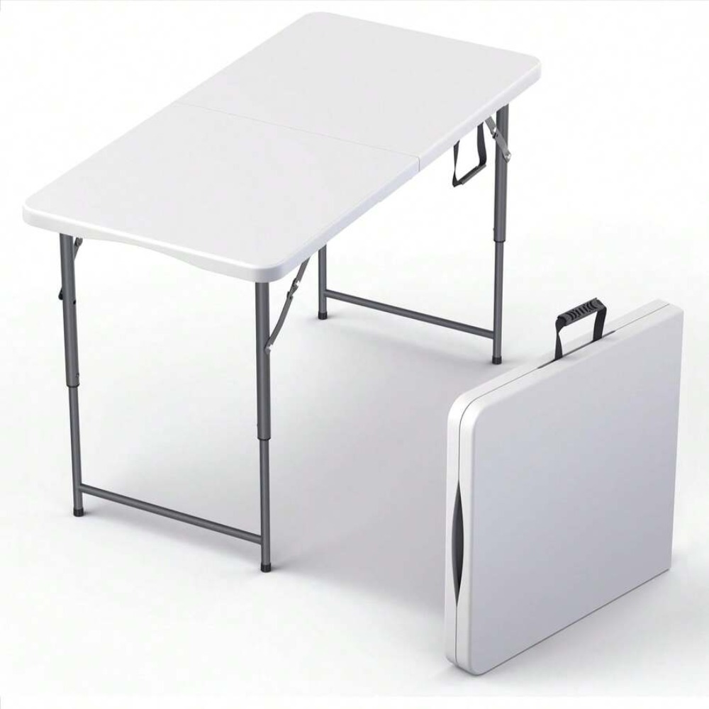 4FT Foldable Table Adjustable  - Camp Table Folding 评论和价格