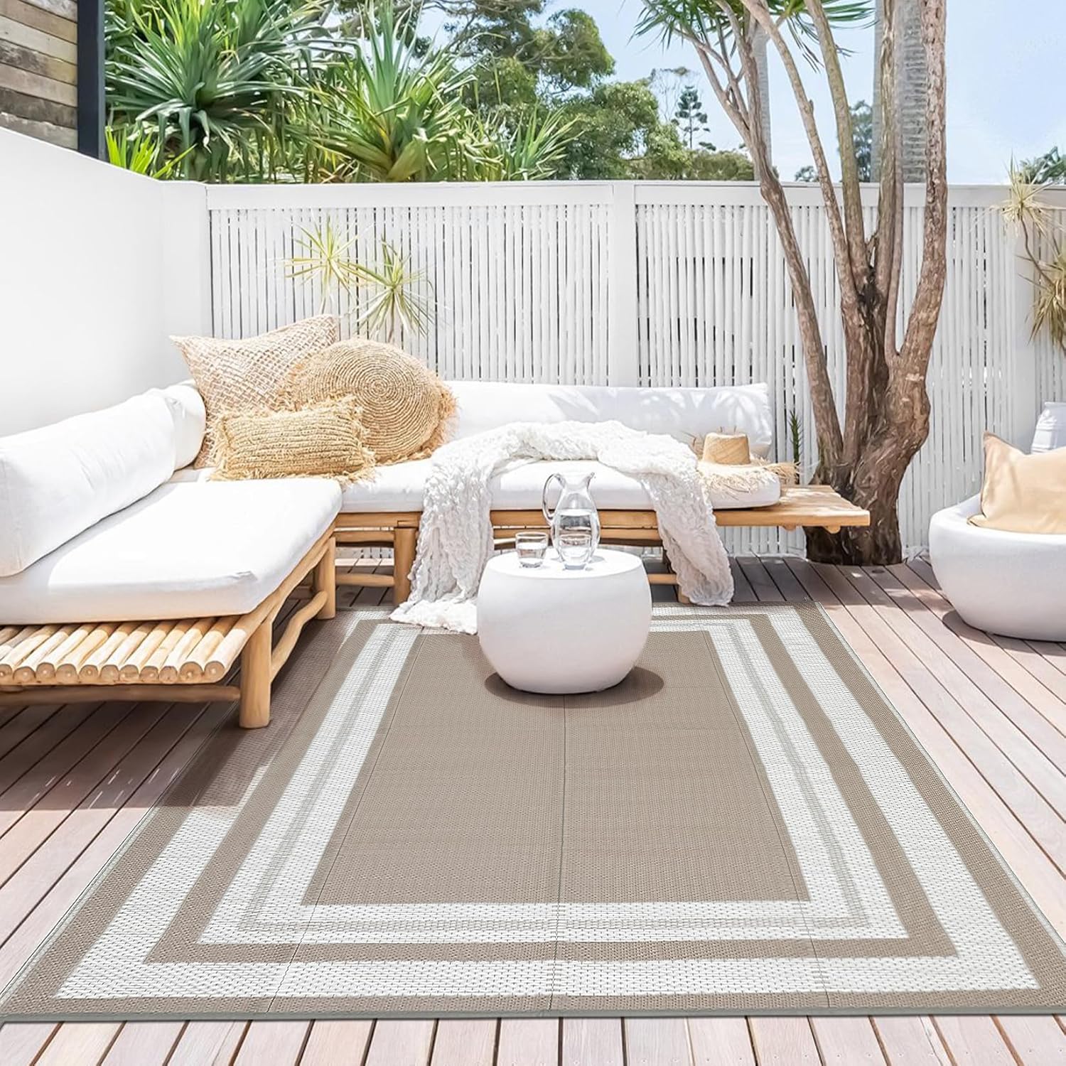 8x10 Outdoor Rug – Waterproof  - Outdoor Camping Rugs 8X10 评论和价格